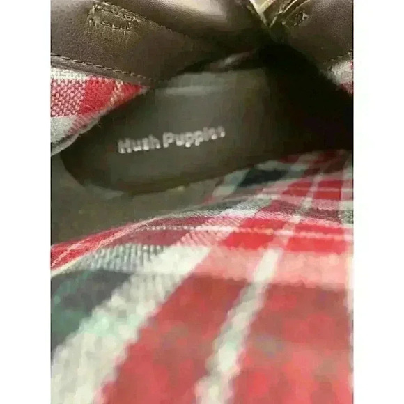 Hush Puppies Women’s Brown Oiled Leather Tall Heels Boots Size US 8.5 - Picture 9 of 11